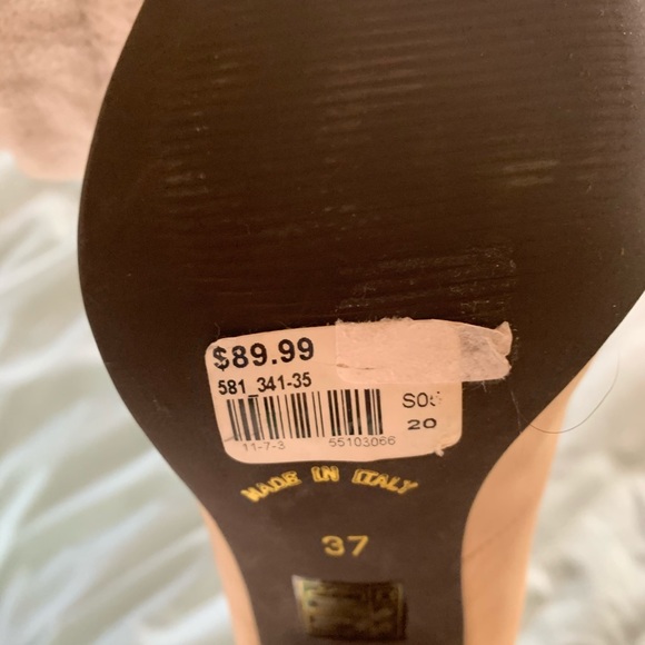 ALDO Tan Brown Leather Pointy Toe - Picture 5 of 8